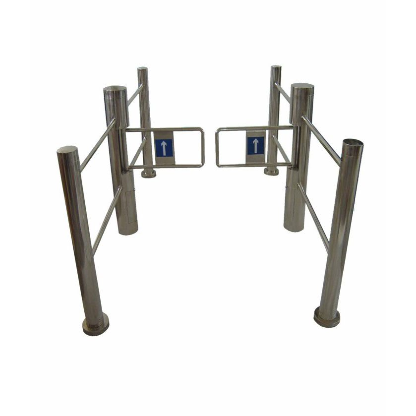 LY-T207 純不銹圓柱擺閘+護(hù)欄