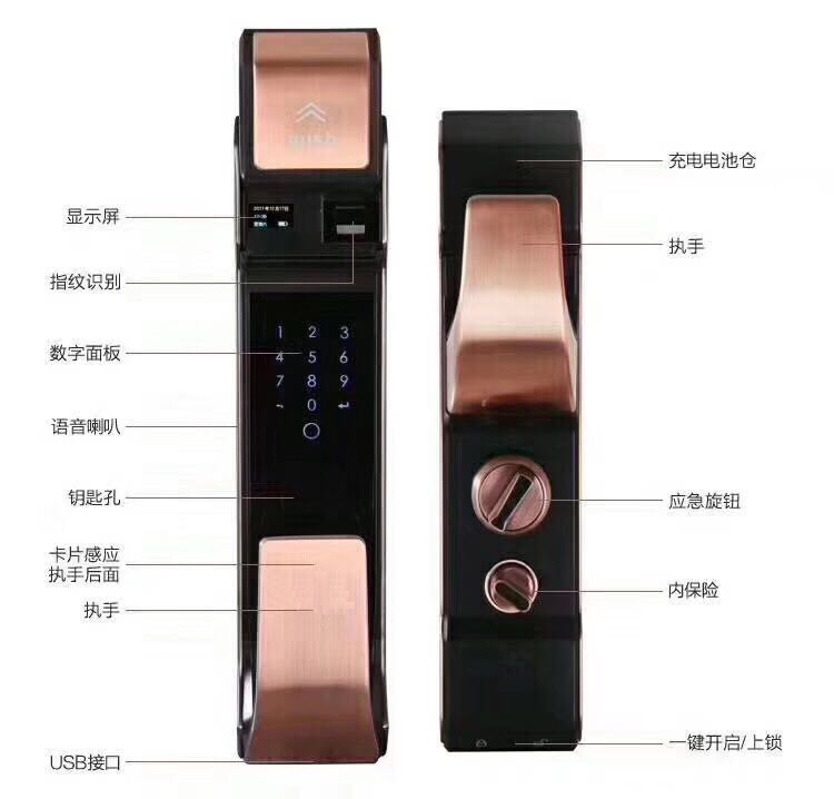 LY-S-Z100 全自動(dòng)指紋鎖