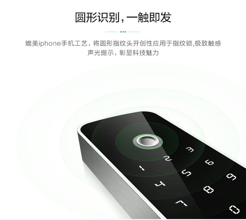 LY-S100 標(biāo)準(zhǔn)平板指紋鎖