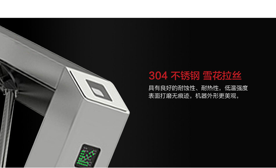 LY-T106 純不銹鋼立式圓角三輥閘
